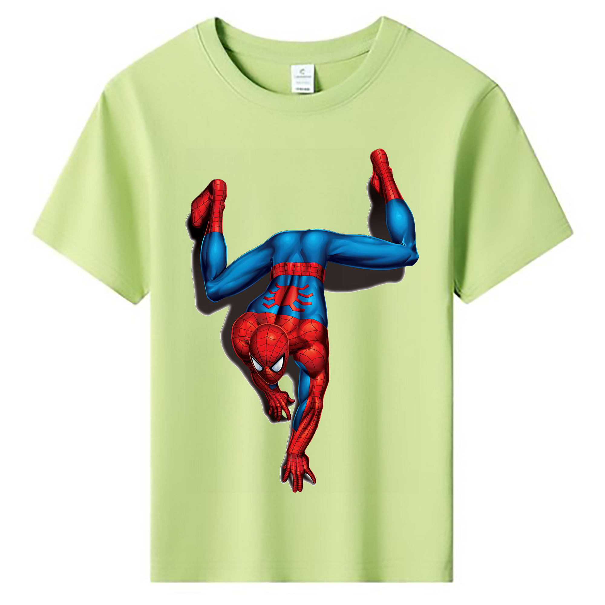 （画像用） Spider Man スパイダーマン 綿100％キッズTシャツ（フロントプリント）